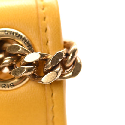 Saint Laurent Lambskin Matelasse Monogram Medium Niki Chain Satchel Yellow 16 of 17