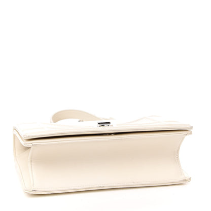 Christian Dior Lambskin Small Diorama Flap Bag Off White 4 of 9