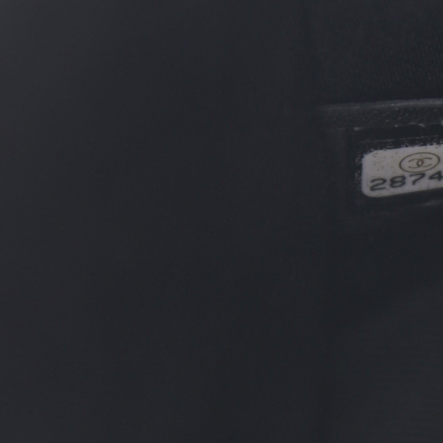 Shiny Lambskin Chevron Quilted Miroir Black