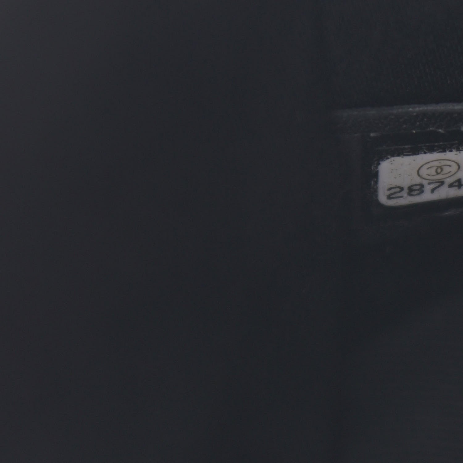 Chanel Shiny Lambskin Chevron Quilted Miroir Black 7 of 11