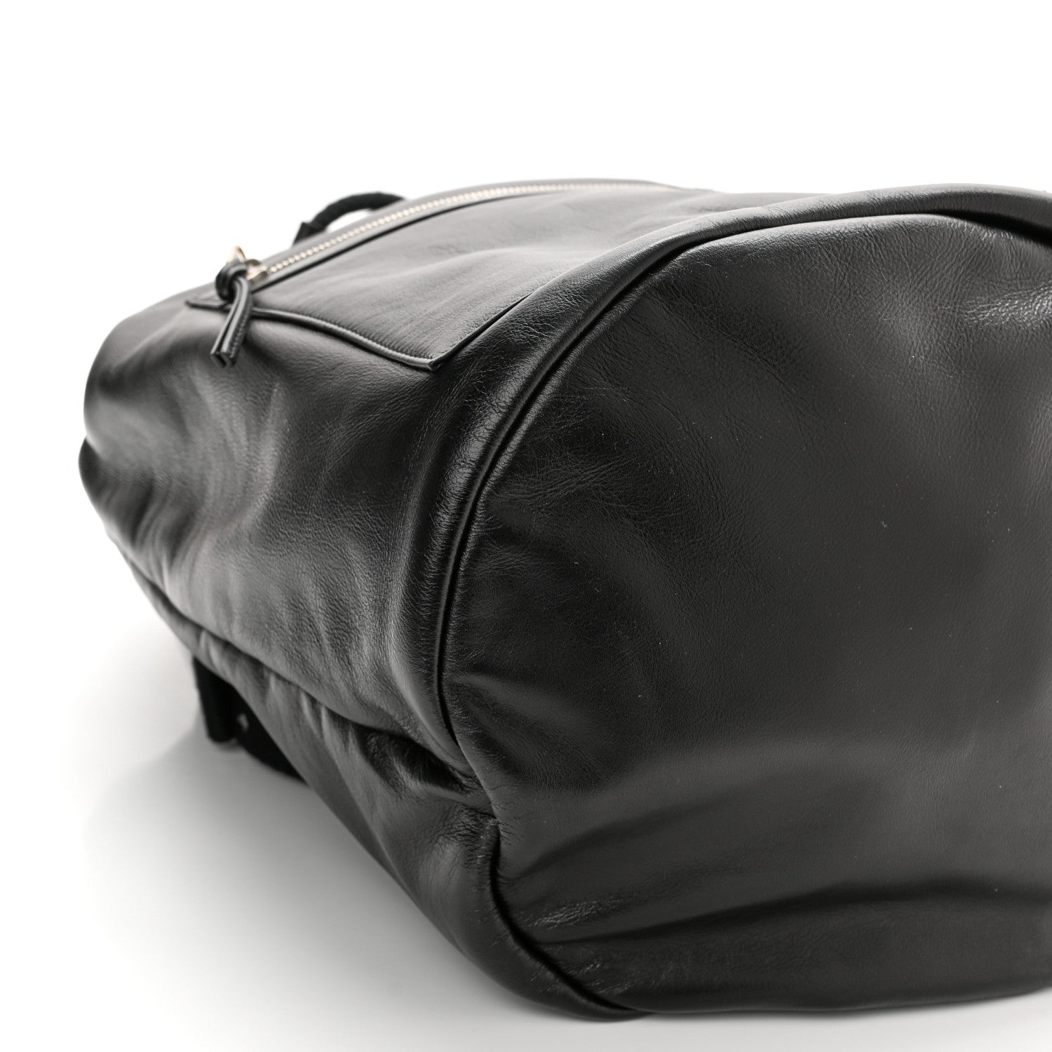 Saint Laurent Smooth Calfskin City Sailor Drawstring Backpack Black 10 of 11