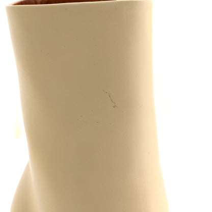 Saint Laurent Soft Calfskin Opyum 110 Ankle Boots 36.5 Real Beige 9 of 10
