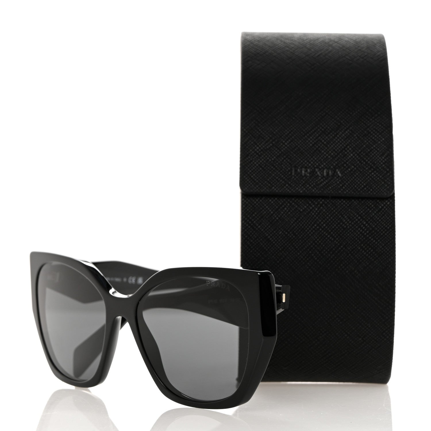Prada Acetate Symbole Sunglasses SPR 19Z Black 8 of 8
