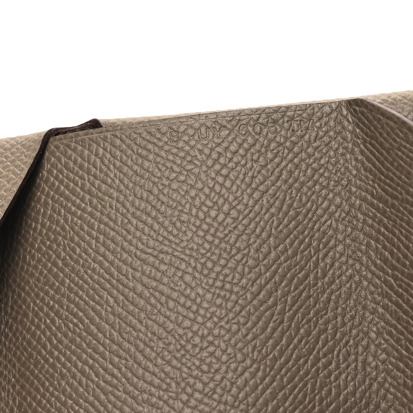 Epsom Calvi Duo Card Case Etoupe