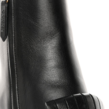 Gucci Malaga Kid GG Marmont Fringe 75mm Ankle Boots 36.5 Black 9 of 12