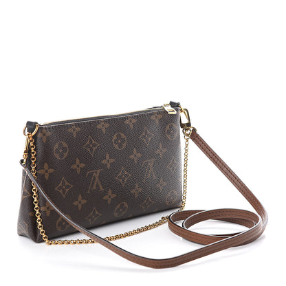 Louis Vuitton Monogram Pallas Clutch Black 2 of 8