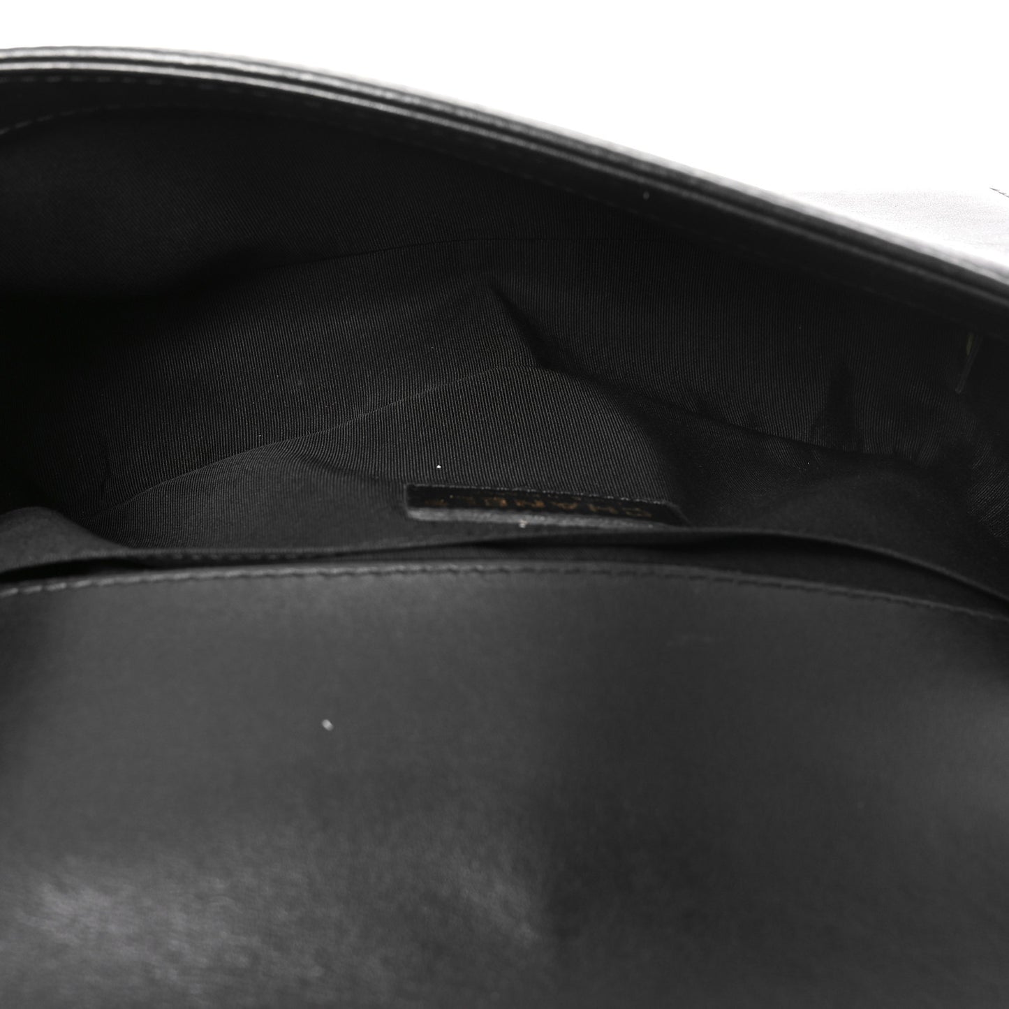 Calfskin Quilted Medium Boy Top Handle Flap Black