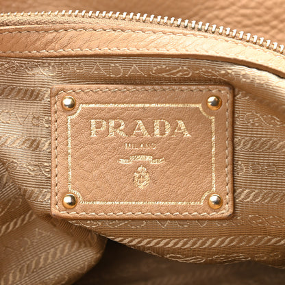Prada Vitello Daino Pushlock Tote Sughero 5 of 21