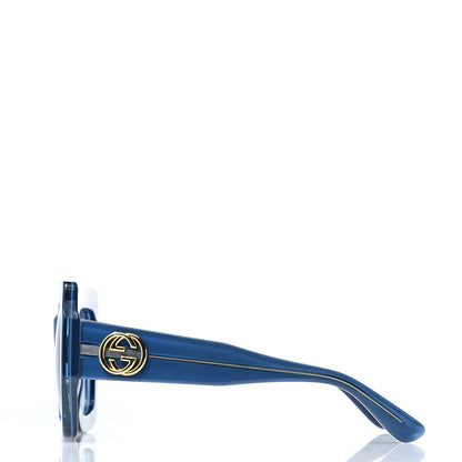 Gucci Square Web Frame GG0178S Sunglasses Navy 3 of 8