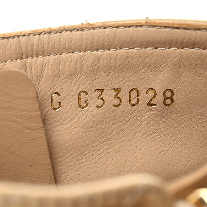 Chanel Crackled Calfskin Chain CC Short Boots 39.5 Beige 6 of 8