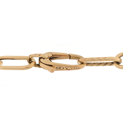 David Yurman 18K Yellow Gold 4mm Madison Classic Chain Bracelet 3 of 3