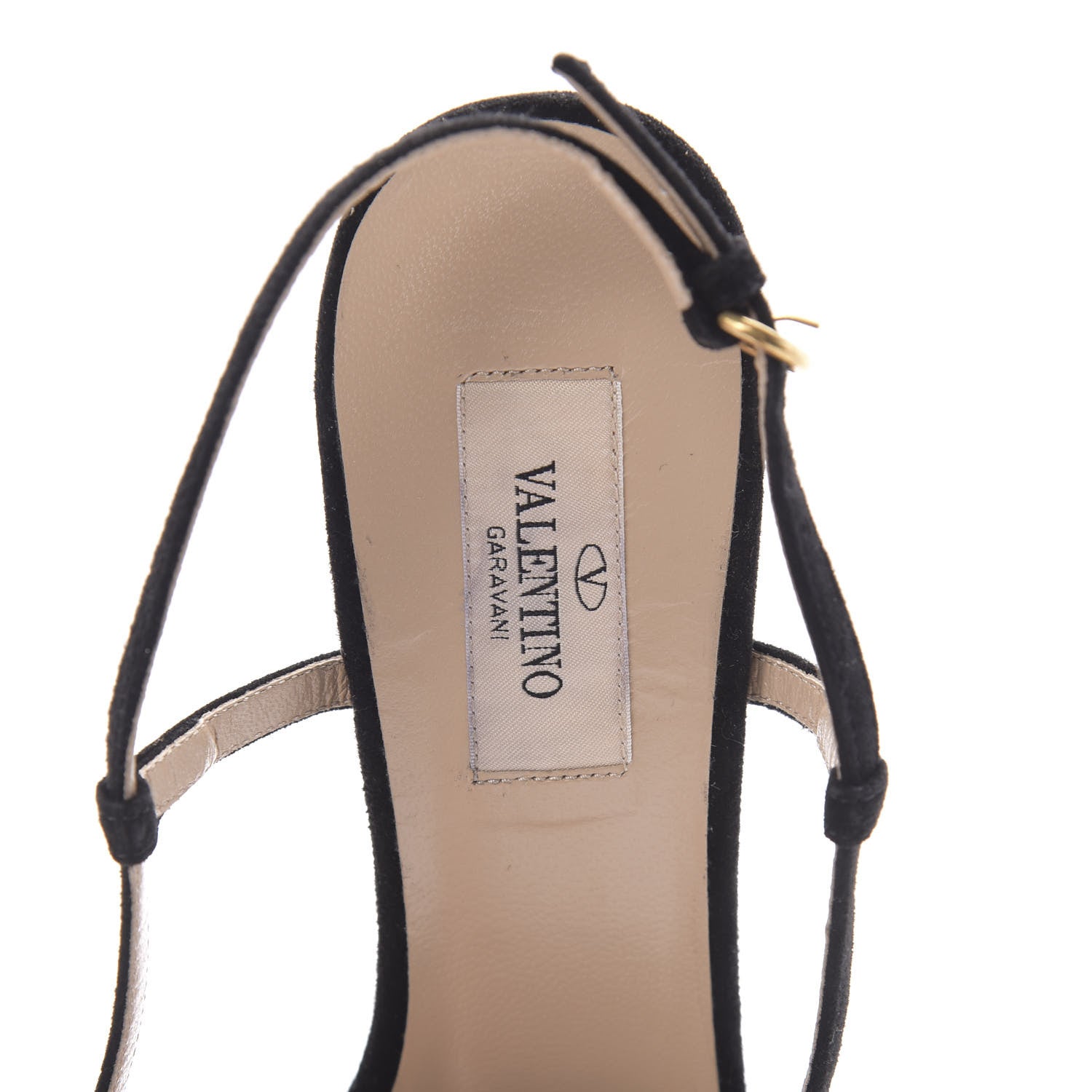 Valentino Garavani Suede Bowow Slingback Pumps 38 Black 7 of 11