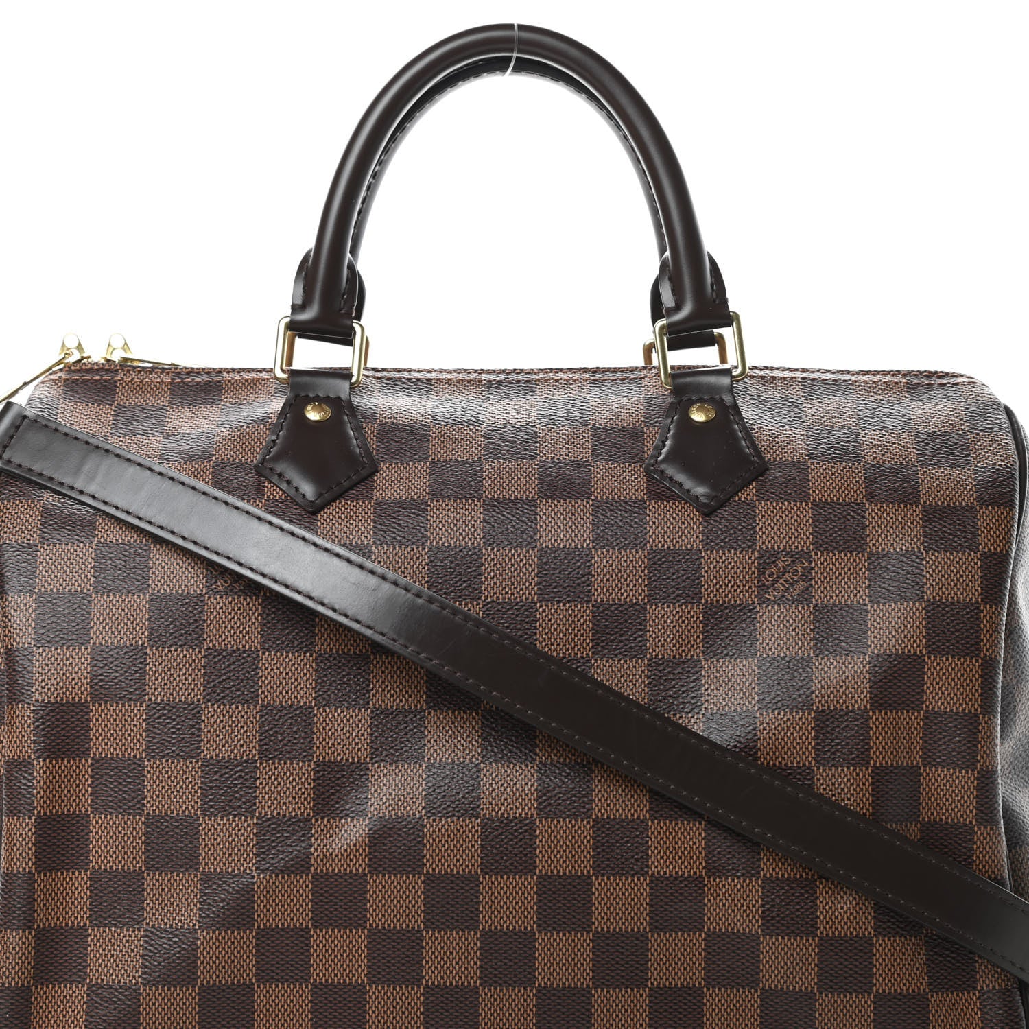 Louis Vuitton Damier Ebene Speedy Bandouliere 30 9 of 14