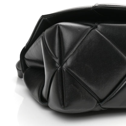 Bottega Veneta Nappa Intreccio Padded Top Handle Shoulder Bag Black 7 of 8