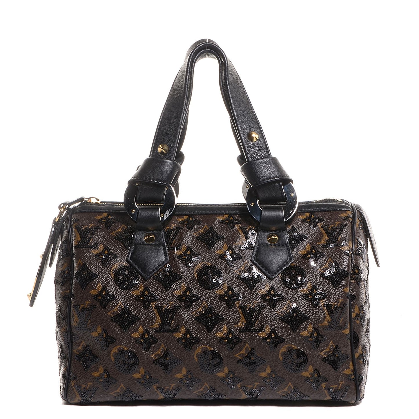 Monogram Sequins Eclipse Speedy 28 Black