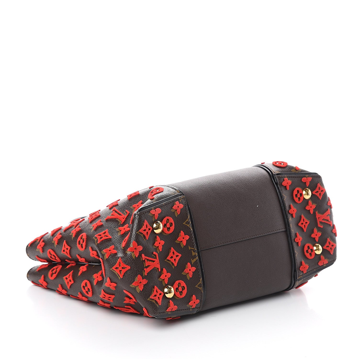 Louis Vuitton Veau Cachemire Tote W PM Chocolate 3 of 10