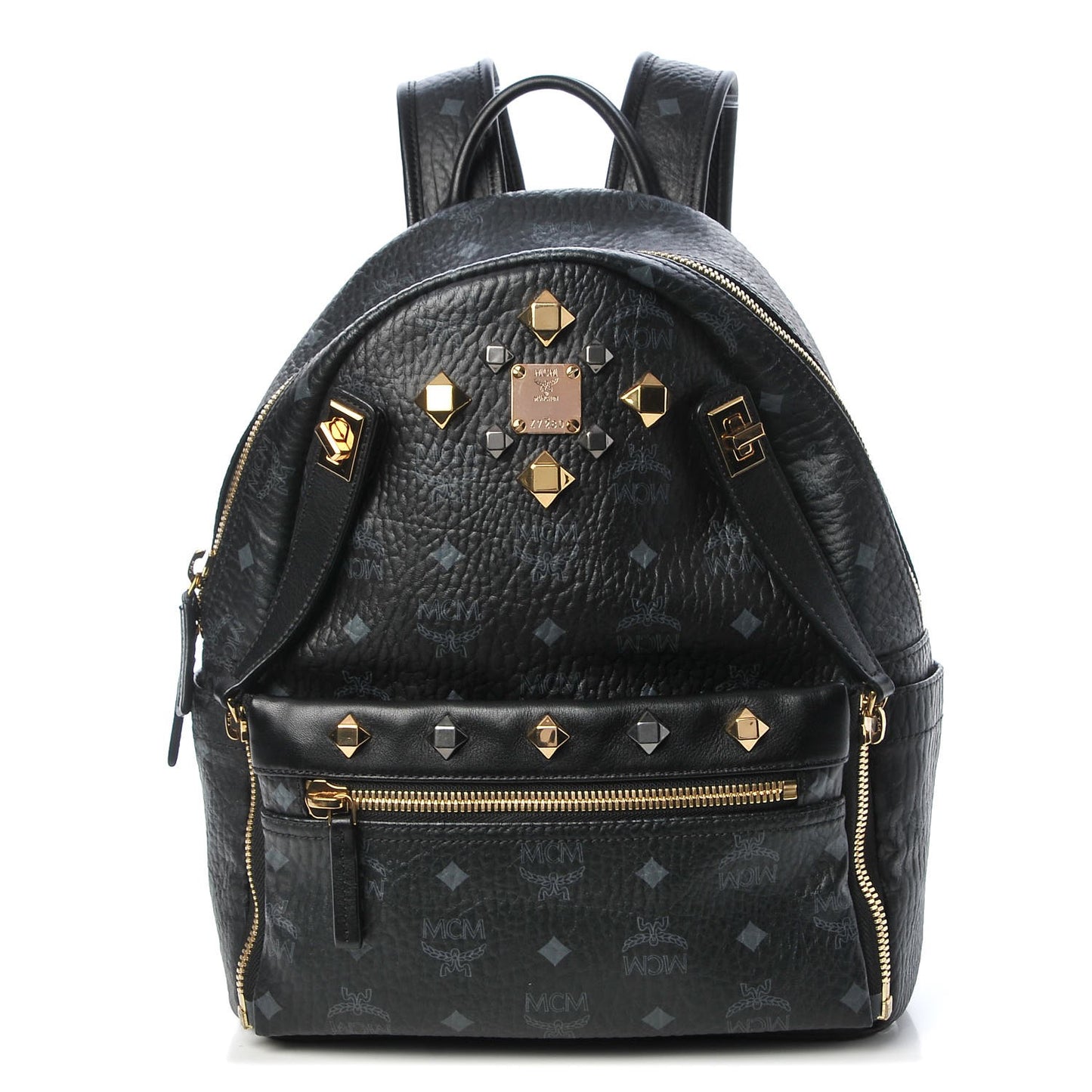 Visetos Small Dual Stark Pocket Backpack Black