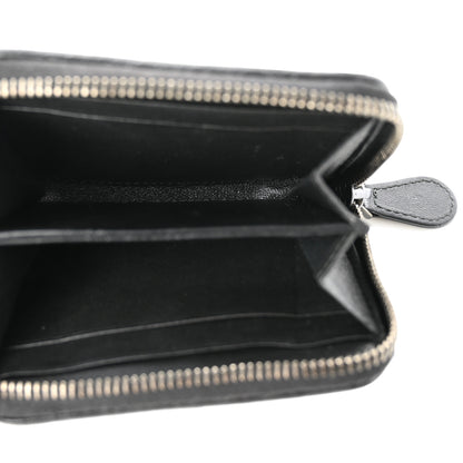 Bottega Veneta Nappa Intrecciato Zip Around Coin Purse Black 5 of 7