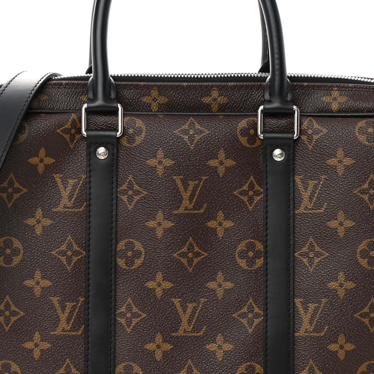 Louis Vuitton Monogram Macassar Porte-Documents Voyage PM 8 of 13