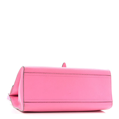 Gucci Calfskin Small GG Marmont Top Handle Bag Pink Tropical Flower 3 of 13