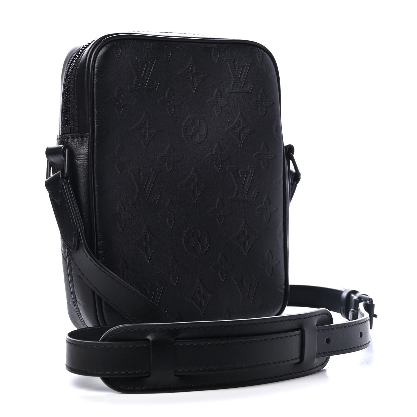 Calfskin Monogram Shadow Danube PM Black
