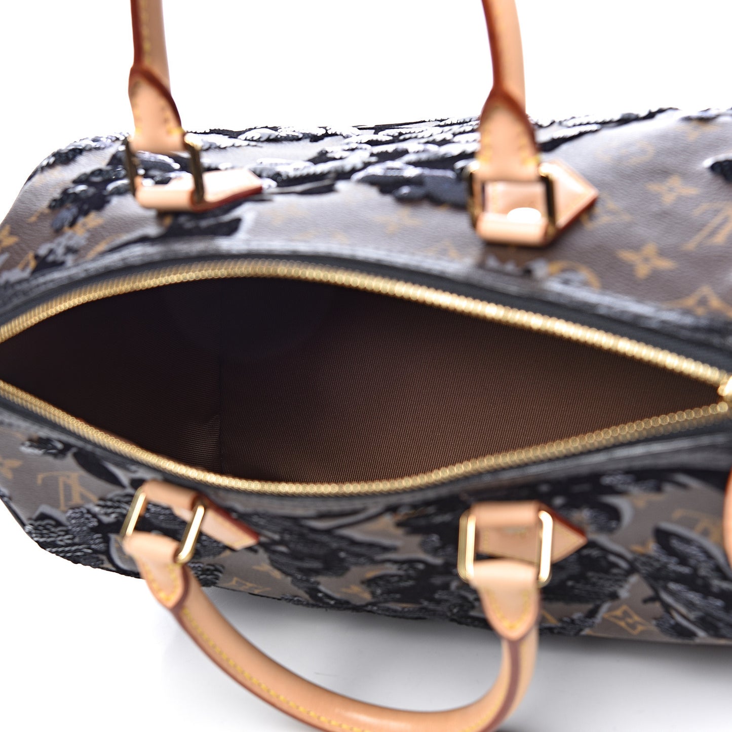 Monogram Fleur De Jais Sequins Speedy 30