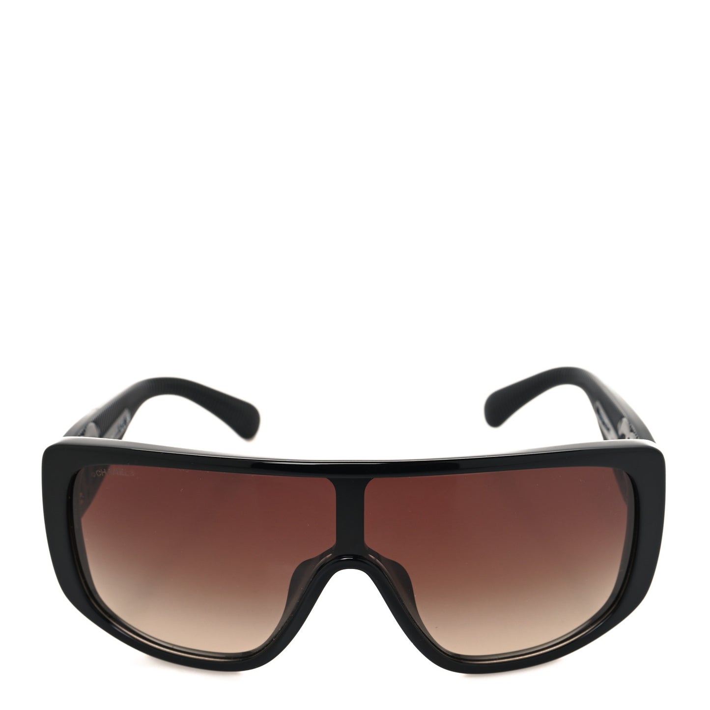 Acetate Shield Sunglasses 5495 Black