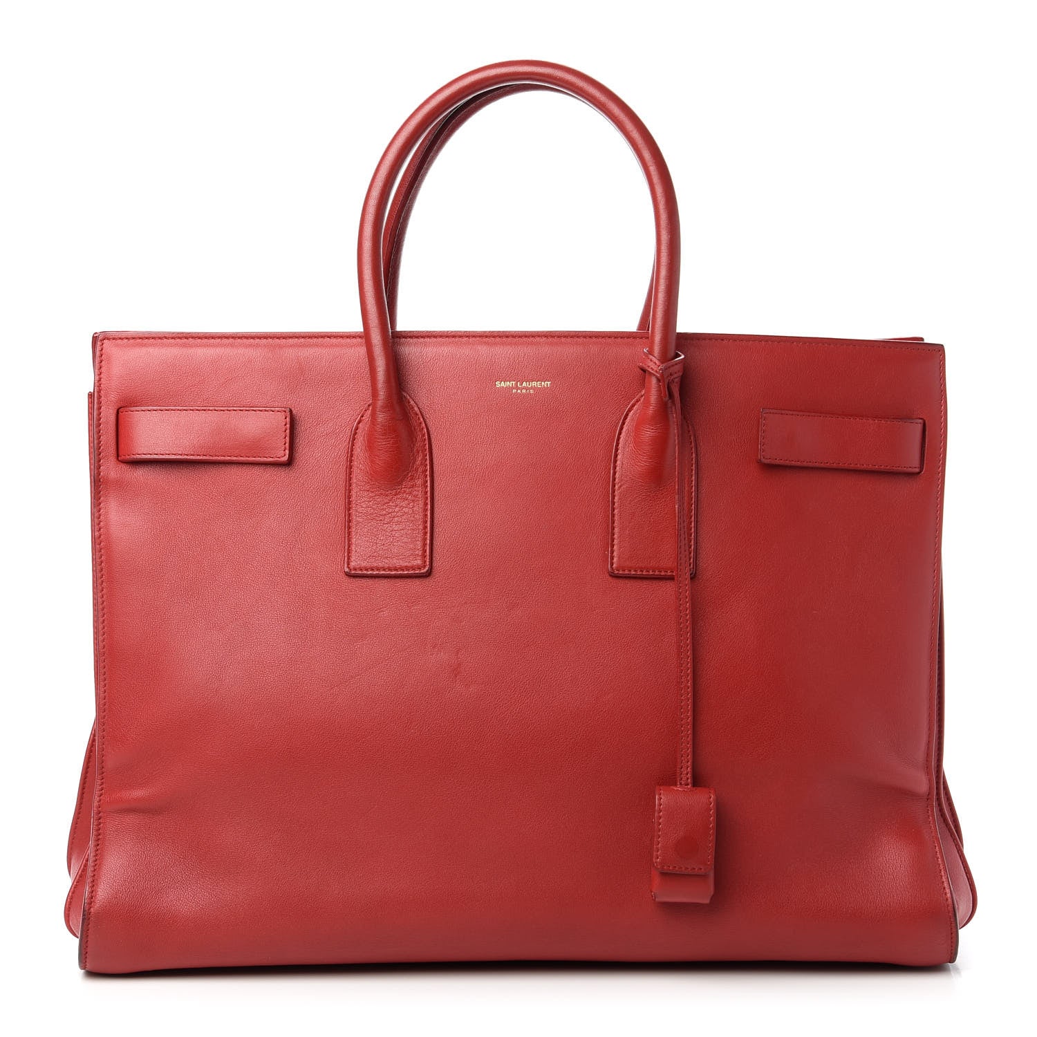 Saint Laurent Calfskin Large Sac de Jour Carryall Rouge Orient 1 of 10