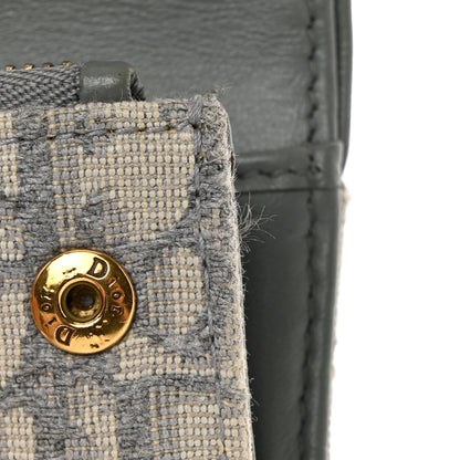 Christian Dior Oblique Saddle Lotus Wallet Grey 10 of 13