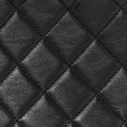 Chanel Shiny Lambskin Quilted CC Hobo Black 8 of 11