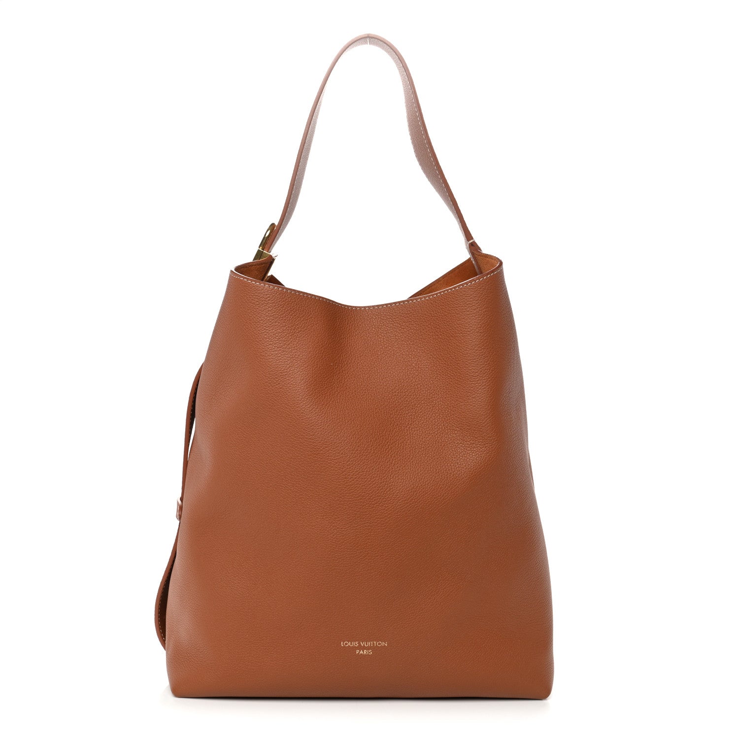 Louis Vuitton Grained Calfskin Low Key Hobo MM Cognac 1 of 10
