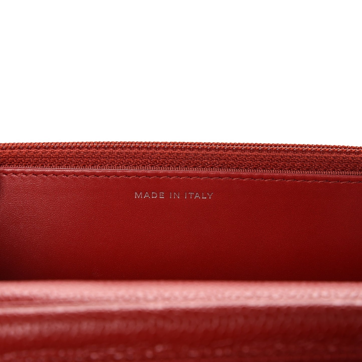 Caviar Quilted Wallet On Chain WOC Red