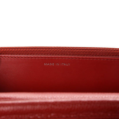 Chanel Caviar Quilted Wallet On Chain WOC Red 7 of 9