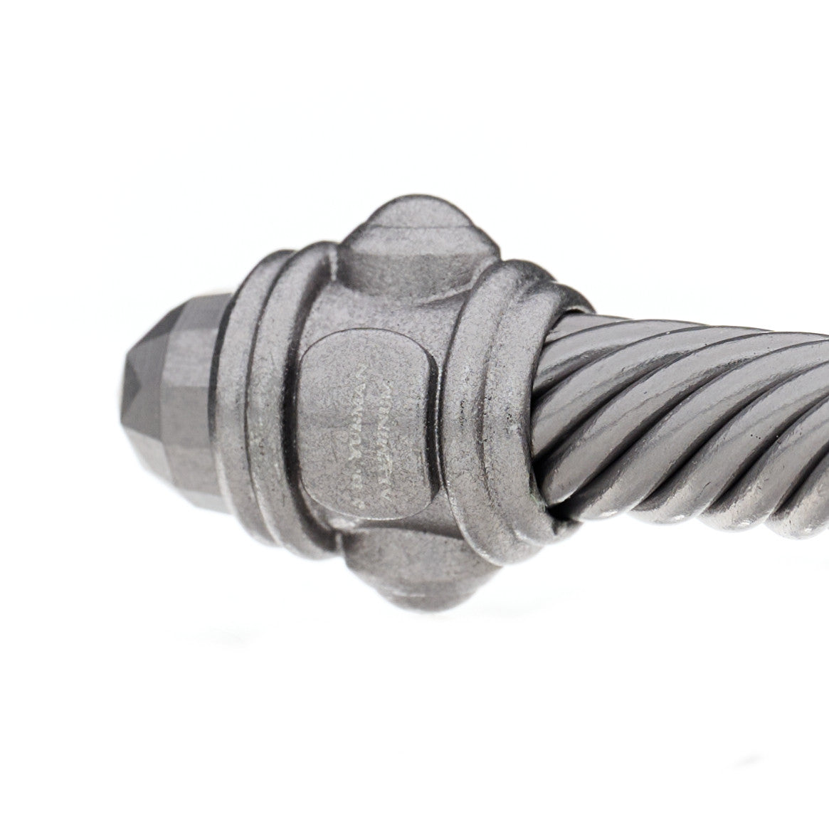 Aluminum 5mm Renaissance Bracelet Darkened Silver