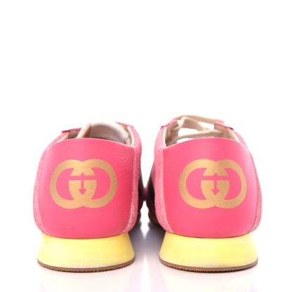 Gucci Suede Web Womens Rocket Sneakers 41 Rhododendron Pink 7 of 11