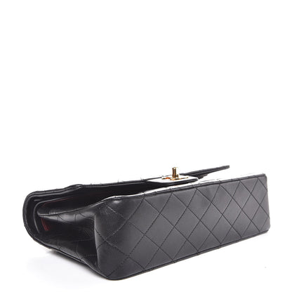 Chanel Lambskin Quilted Medium Double Flap Black 5 of 9
