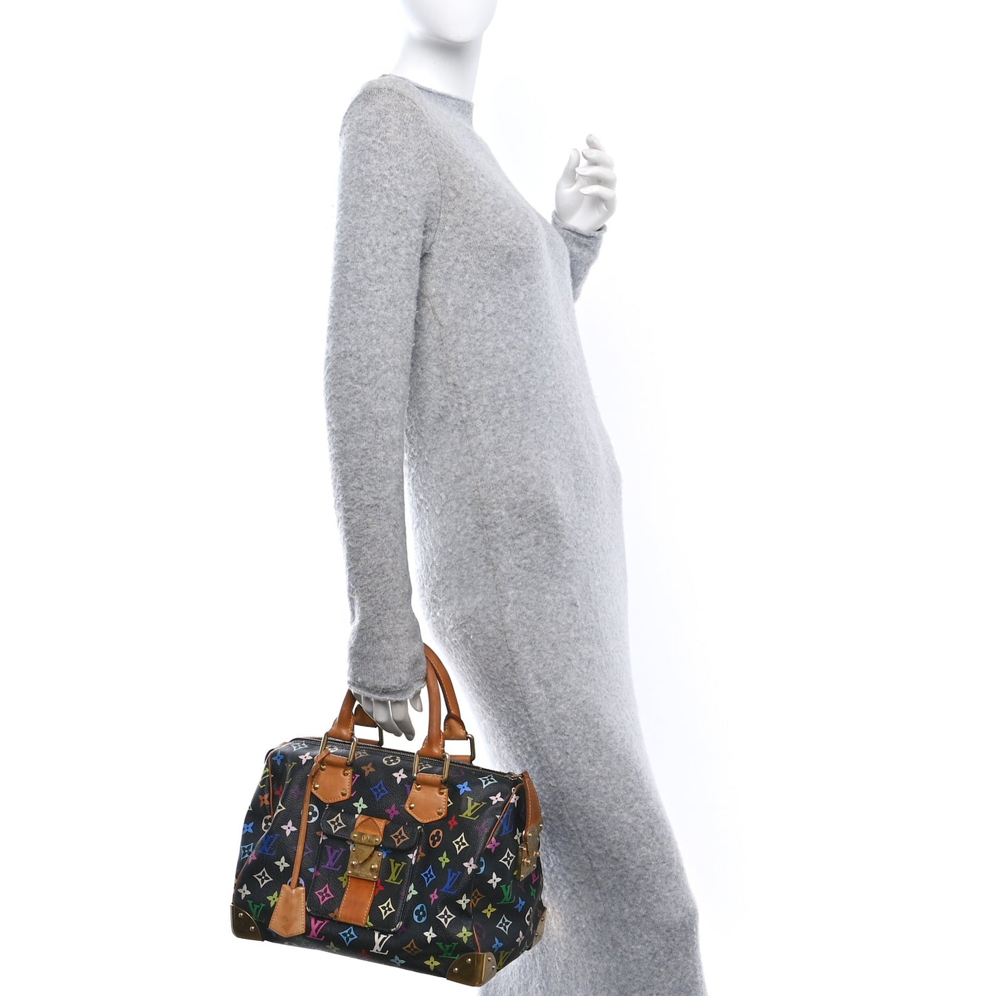 Monogram Multicolor Speedy 30 Black