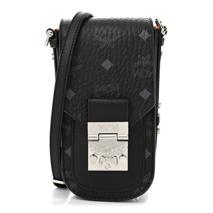 MCM Visetos Mini Patricia Crossbody Pouch Black 1 of 9