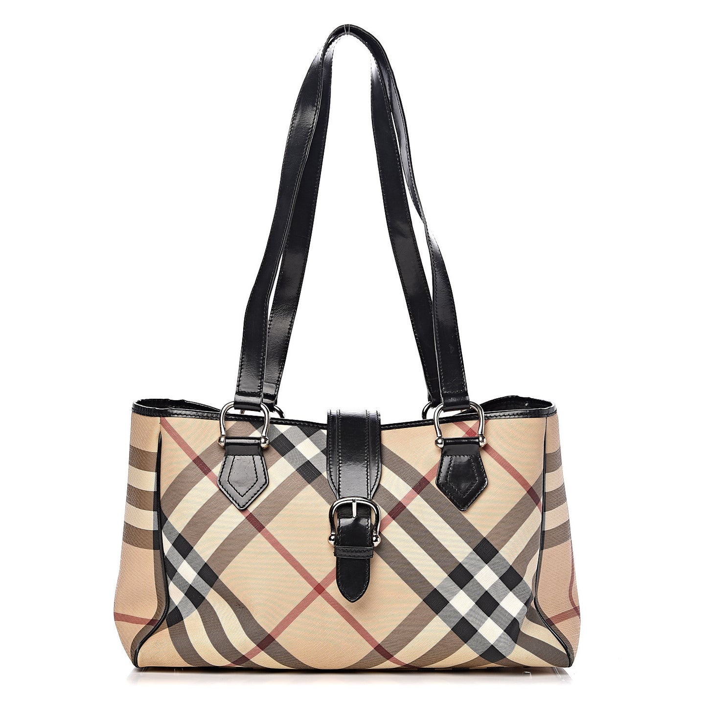 Nova Check Diaper Bag Black