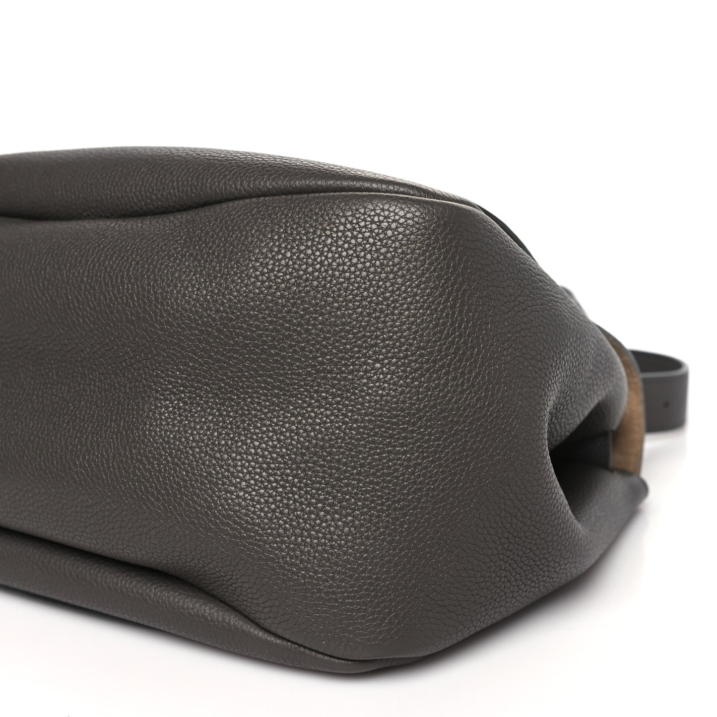 Calfskin Small Mail Bag Ash Grey