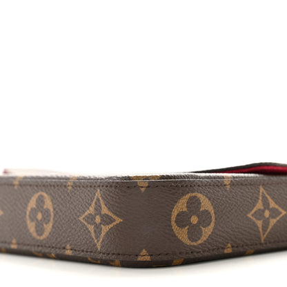 Louis Vuitton LOUIS VUITTON Monogram Pochette Felicie Chain Wallet Fuchsia 10 of 10