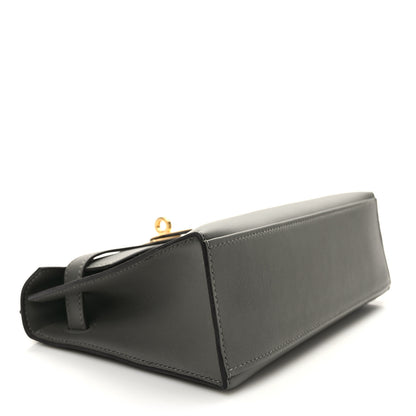 Hermes Swift Kelly Pochette Clutch Gris Meyer 4 of 10