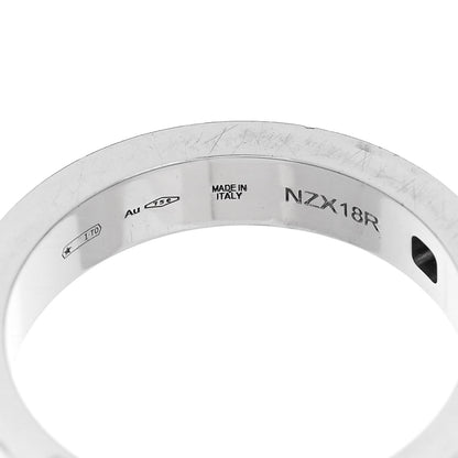 Bulgari 18K White Gold Diamond B.Zero1 Essential Band Ring 55 7.25 4 of 5