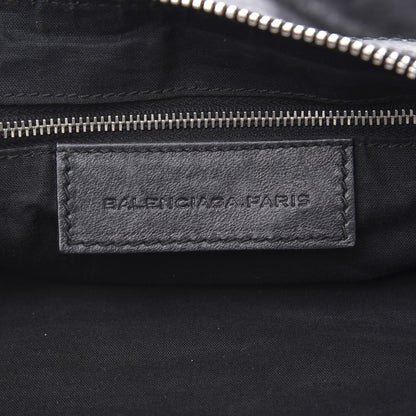 Balenciaga Chevre Giant 21 Silver Hardware Day Hobo Black 6 of 14