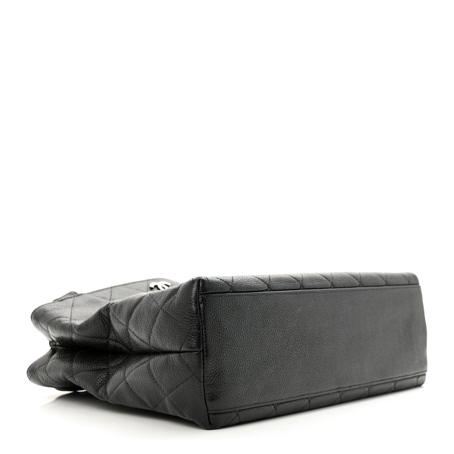 Caviar Quilted CC Shoulder Bag Black