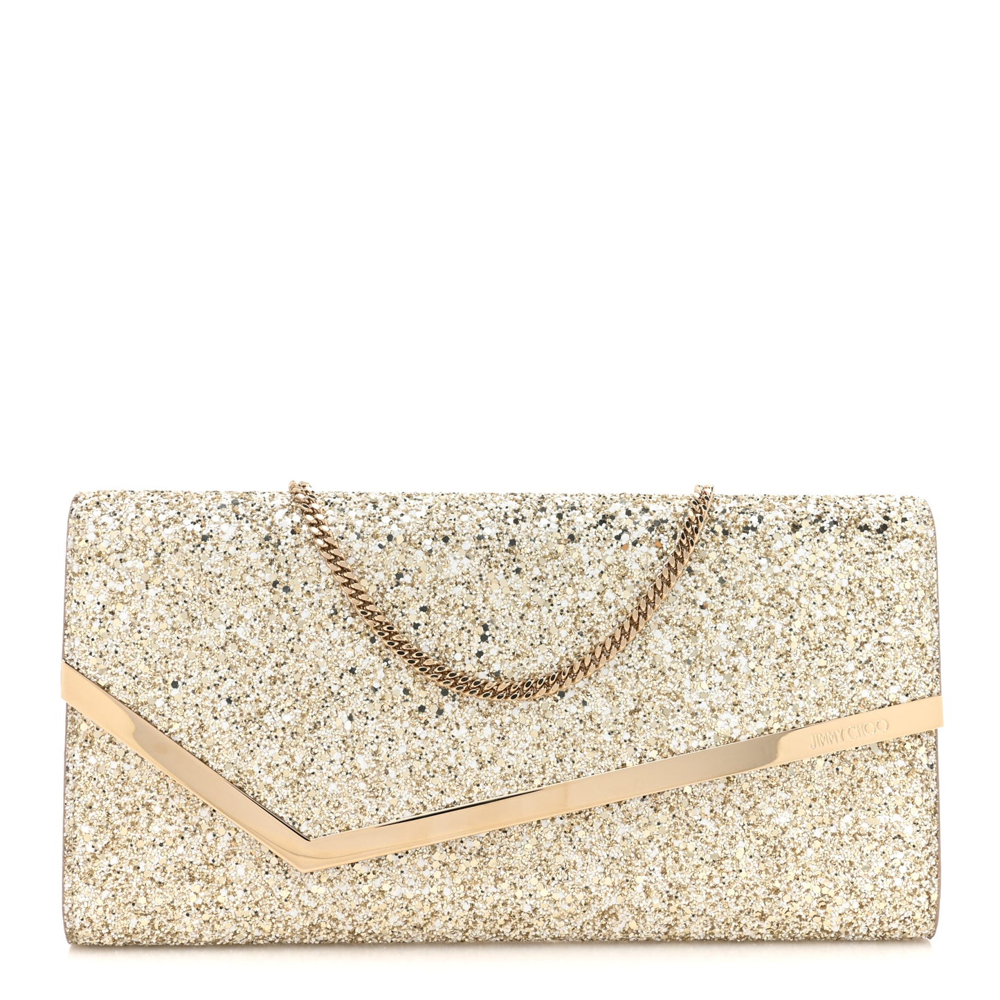 Glitter Erica Clutch Moon Sand