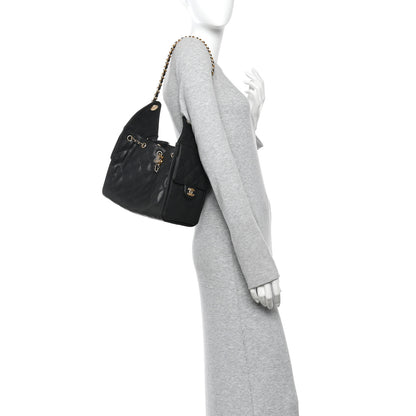 Chanel Caviar Quilted Small Chanel 25 Handbag Black 2 of 11