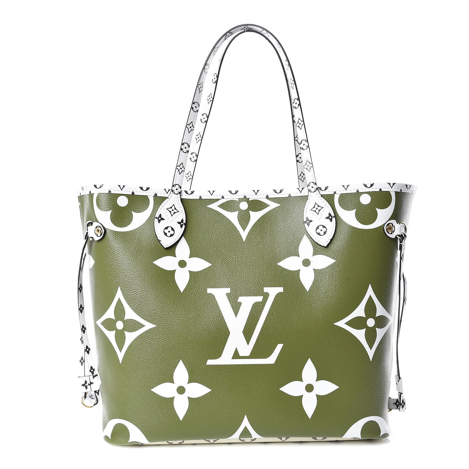 Louis Vuitton Monogram Giant Neverfull MM Kaki 1 of 9