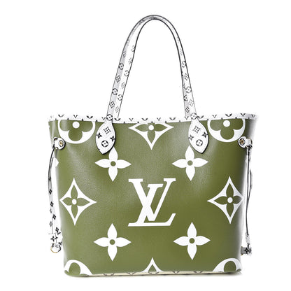 Louis Vuitton Monogram Giant Neverfull MM Kaki 1 of 9