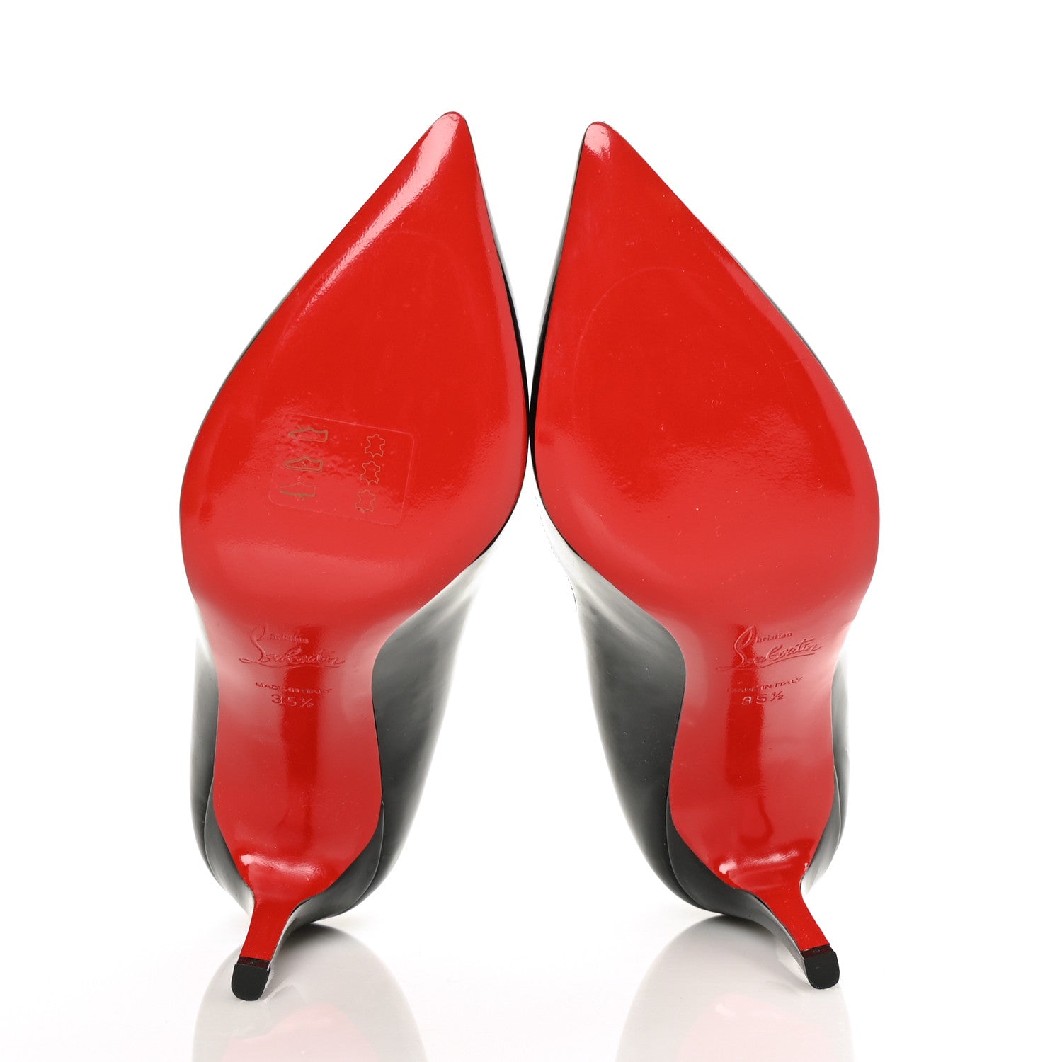 Christian Louboutin Patent Pigalle 85 Pumps 35.5 Black 5 of 7